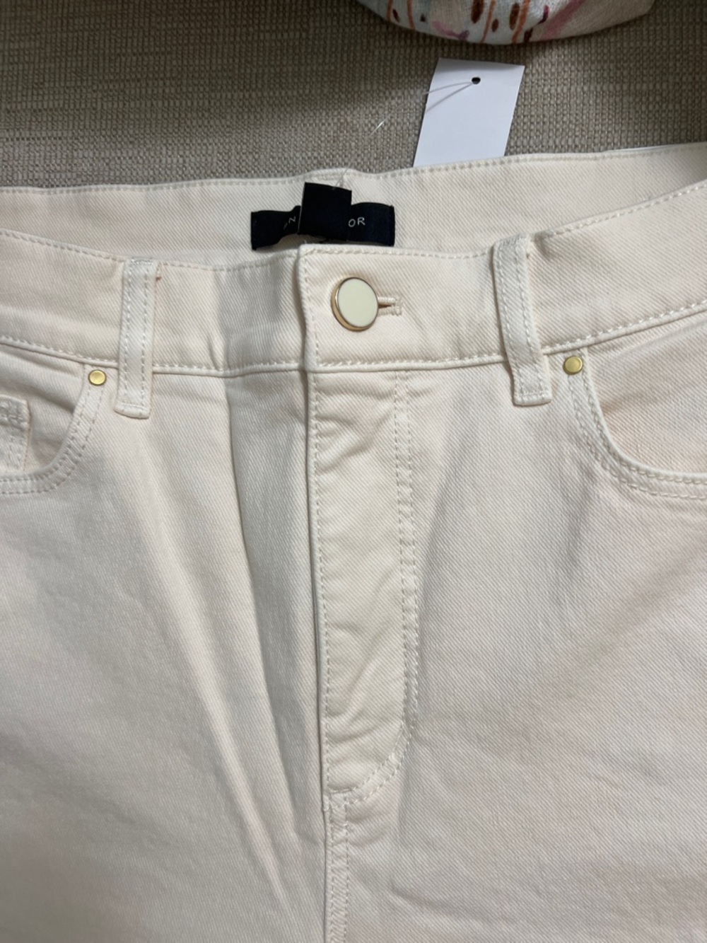Ann Taylor Off-white Jeans size 6 - Picture 2 of 5